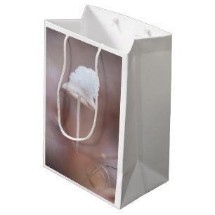 Tiny Mushroom Nature Photo Medium Gift Bag