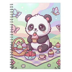Tiny Panda Picnic Notebook