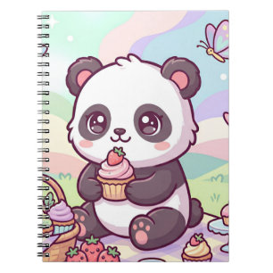 Tiny Panda Picnic Notebook