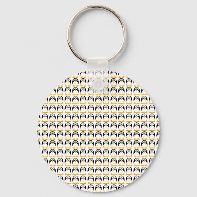 Tiny Penguins Key Ring (Front)