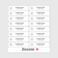 Tiny Perfume Sample Labels 0.5 x 1.8