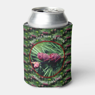 Tiny Pinecones Nature Personalized  Can Cooler