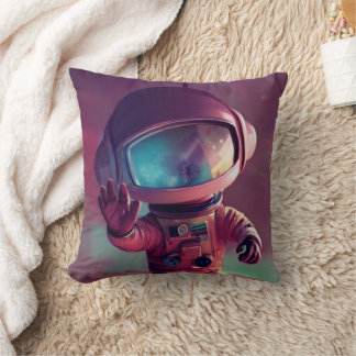 Tiny Pink Alien Cushion