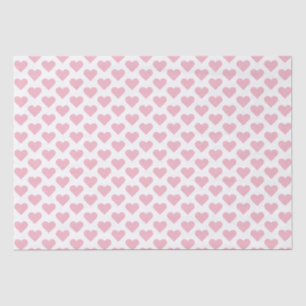 Tiny Pink Hearts Pattern Tissue Paper