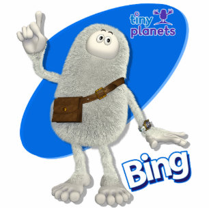 Tiny Planets Bing - A-ha! Standing Photo Sculpture