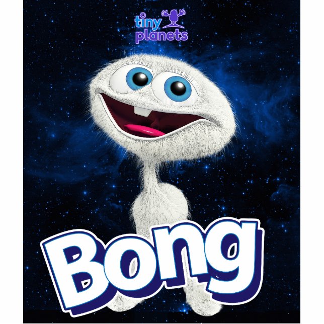 Tiny Planets Bong - Far Out! Standing Photo Sculpture (Front)