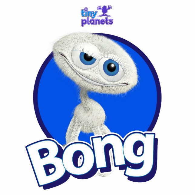 Tiny Planets Bong - Yeah. Standing Photo Sculpture (Front)