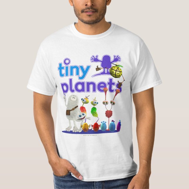 Tiny Planets Family T-Shirt (Front)