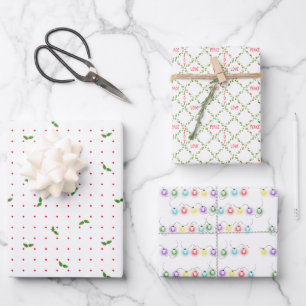 Tiny Prints Christmas  Wrapping Paper Sheet