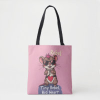 Tiny Rebel Big Heart – Cute Punk Mouse