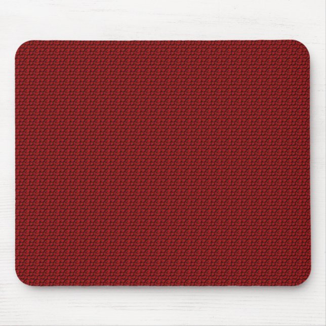 Tiny Red Cubes Mouse Mat (Front)