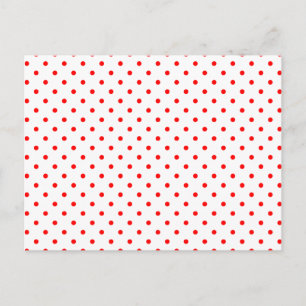 Tiny Red Polka Dots Postcard