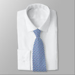 Tiny Red White Baseball Pattern on Blue Novelty Tie<br><div class="desc">If you look closely at this tie,  you will see a pattern of tiny baseballs with red stitching on a blue background.  A perfect tie for baseball fans!</div>