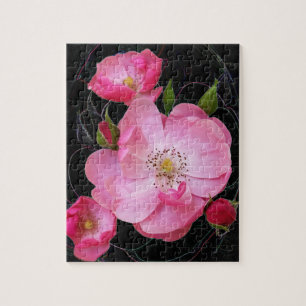 tiny rosebud opens jigsaw puzzle