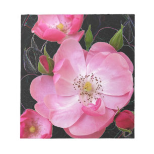 tiny rosebud opens notepad