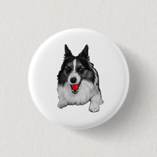 Tiny Round, Red Note 3 Cm Round Badge