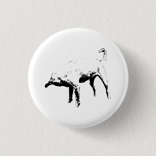 Tiny Round, Scent Check 3 Cm Round Badge (Front)