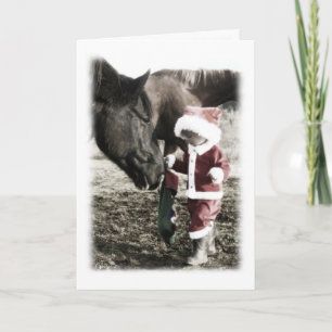 Tiny Santa Holiday Card