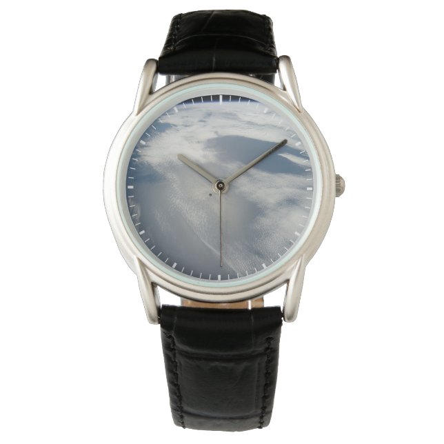 Tiny Satellites Orbit Above A Part Of Earth. Watch (Front)