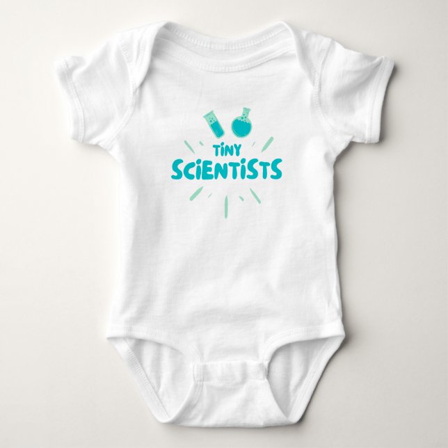 Tiny scientists baby bodysuit (Front)