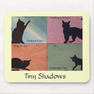Tiny Shadows Cat Mousepad - YELLOW