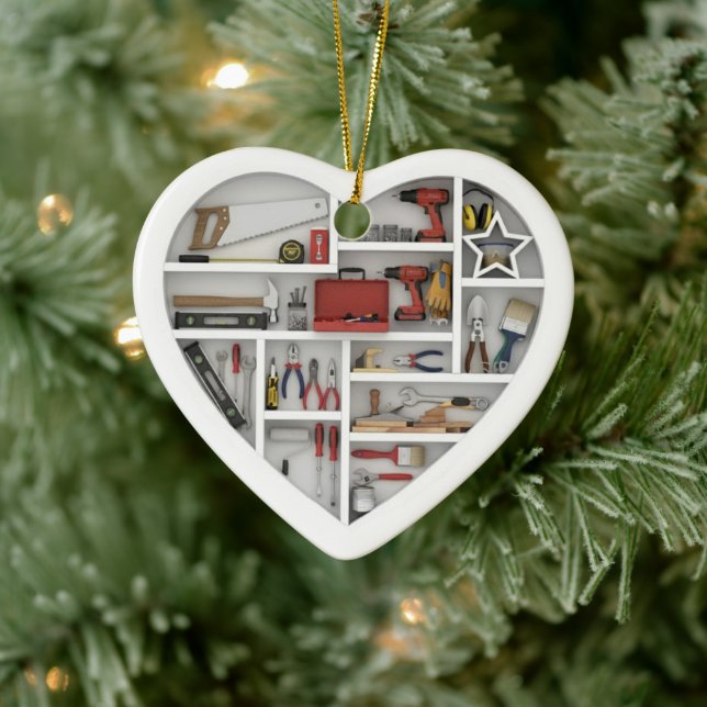 Tiny Shelves: DIY Tools - 2D print Tool Shelf Ceramic Tree Decoration (Tree)