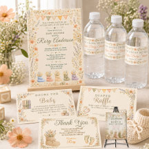 Tiny Shoes to Fill Floral Baby Shower