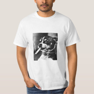 Tiny Smoking Dog T-Shirt