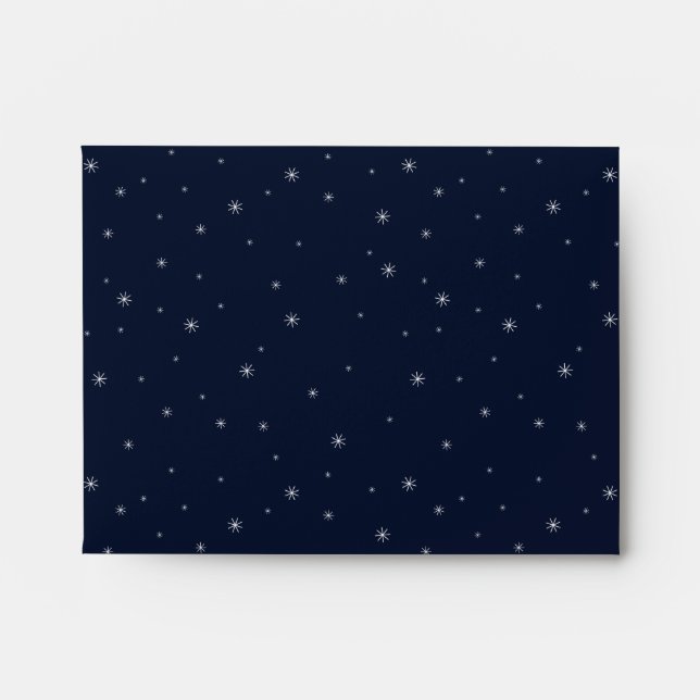 Tiny Snowflakes Envelope (Front)