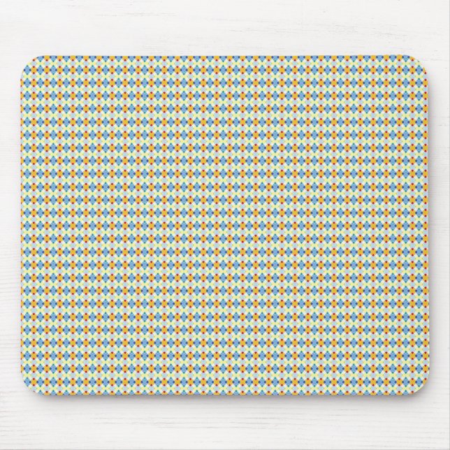 Tiny Squares Design Mouse Mat (Front)