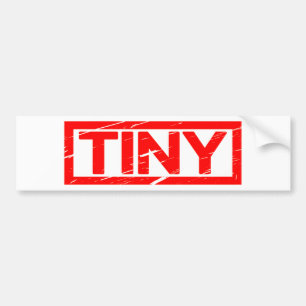 Tiny Stamp Bumper Sticker