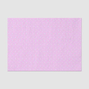 Tiny Stars and Moons on Light Purple Pink Tissue Paper