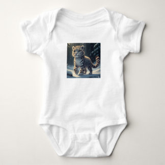 Tiny Steps, Big Roars Baby Bodysuit