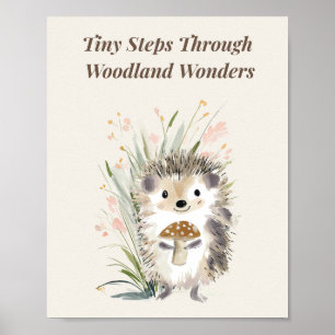 Tiny Steps Through Woodland Wonders Poster