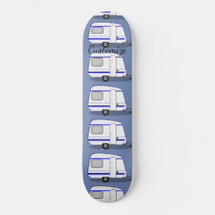 Tiny streamlined caravan Thunder_Cove any colour Skateboard