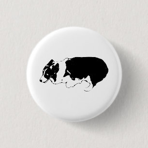 Tiny stride, big cheer 3 cm round badge
