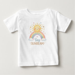 Tiny Sunbeam Kids Shirt Baby Toddler Rainbow