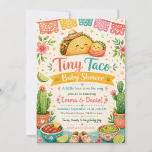 Tiny Taco Baby Shower Invitation