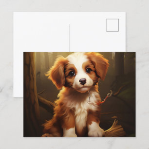 Tiny Tails and Big Smiles Postcard