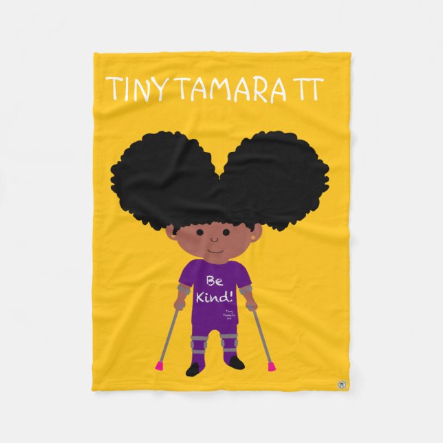 Tiny Tamara TTFleece Blanket, Small 30" x 40" Fleece Blanket (Front)