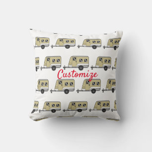 Tiny Tan Caravan Camper Thunder_Cove Cushion