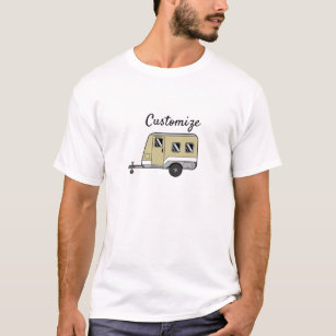 Tiny Tan Caravan Camper Thunder_Cove T-Shirt