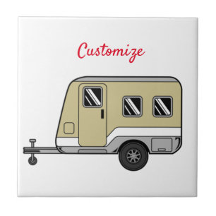 Tiny Tan Caravan Camper Thunder_Cove  Tile
