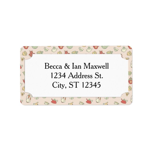 Tiny Teapots Label (Front)