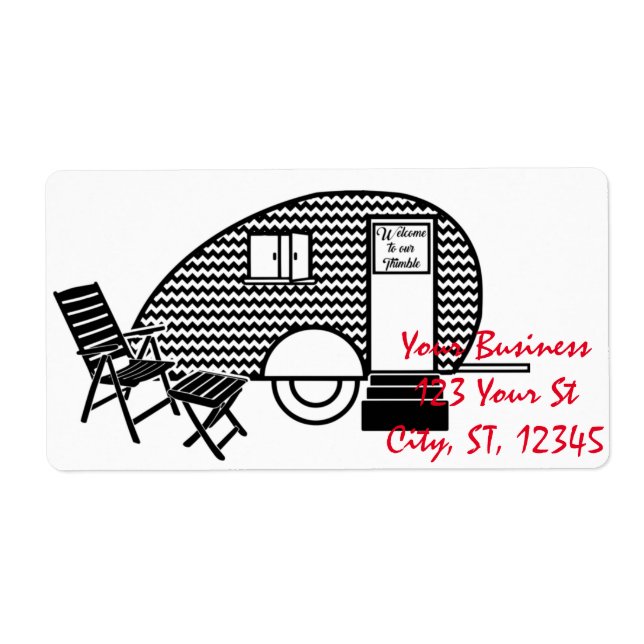 Tiny Teardrop Trailer Thunder_Cove (Front)