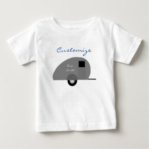 Tiny Teardrop Trailer Thunder_Cove Baby T-Shirt