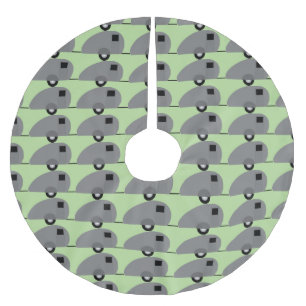 Tiny Teardrop Trailer Thunder_Cove Brushed Polyester Tree Skirt