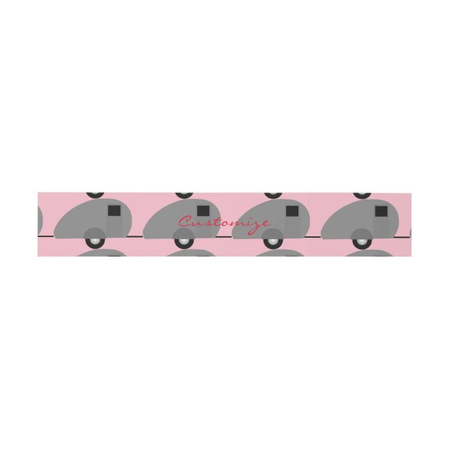 Tiny Teardrop Trailer Thunder_Cove Invitation Belly Band (Flat)