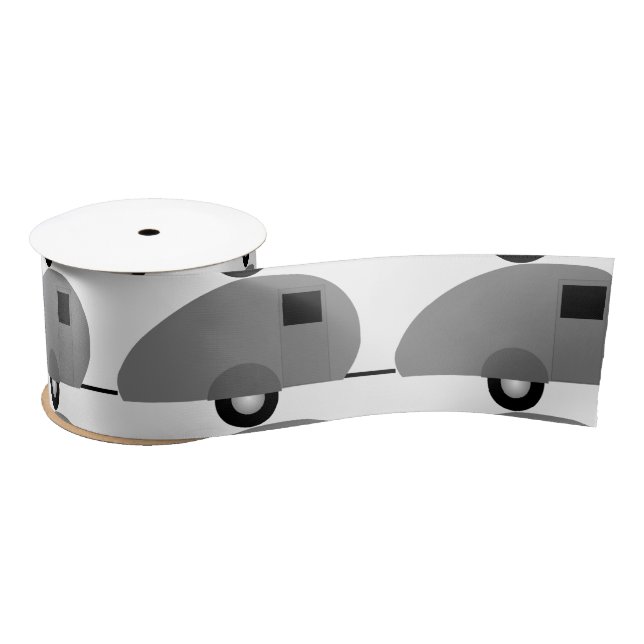 Tiny Teardrop Trailer Thunder_Cove Satin Ribbon (Spool)