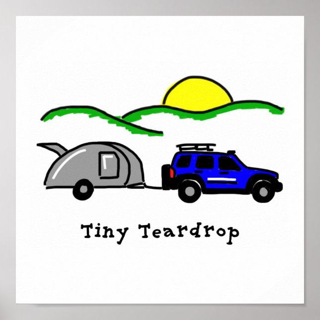 Tiny Teardrops Poster (Front)